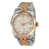 ROLEX DateJust 31mm TwoTone Stainless Steel&18K Rose Gold Smooth Bezel Watch