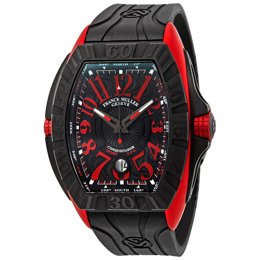 Franck Muller Conquistador 8900SCDTGPG Grand Prix Black Dial Automatic Watch