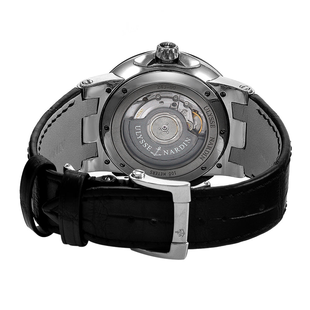 ULYSSE NARDIN Executive Dual Time 43mm 243-00/42 SS Men's Watch