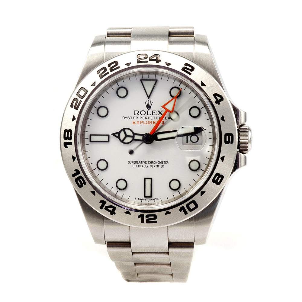 ROLEX 216570 Explorer II 42 mm Stainless Steel White Dial Men's Watch