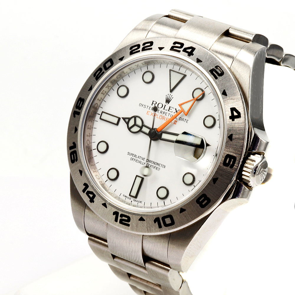ROLEX 216570 Explorer II 42 mm Stainless Steel White Dial Men's Watch