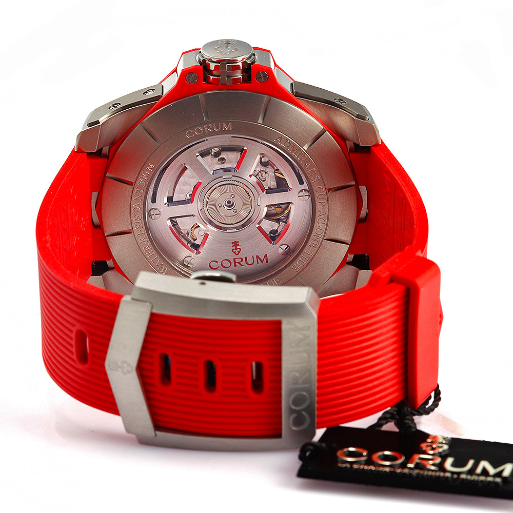 Corum Admiral's Cup AC-One 45 Tides 277.101.04/F376 AR12 Red Steel Rubber Watch