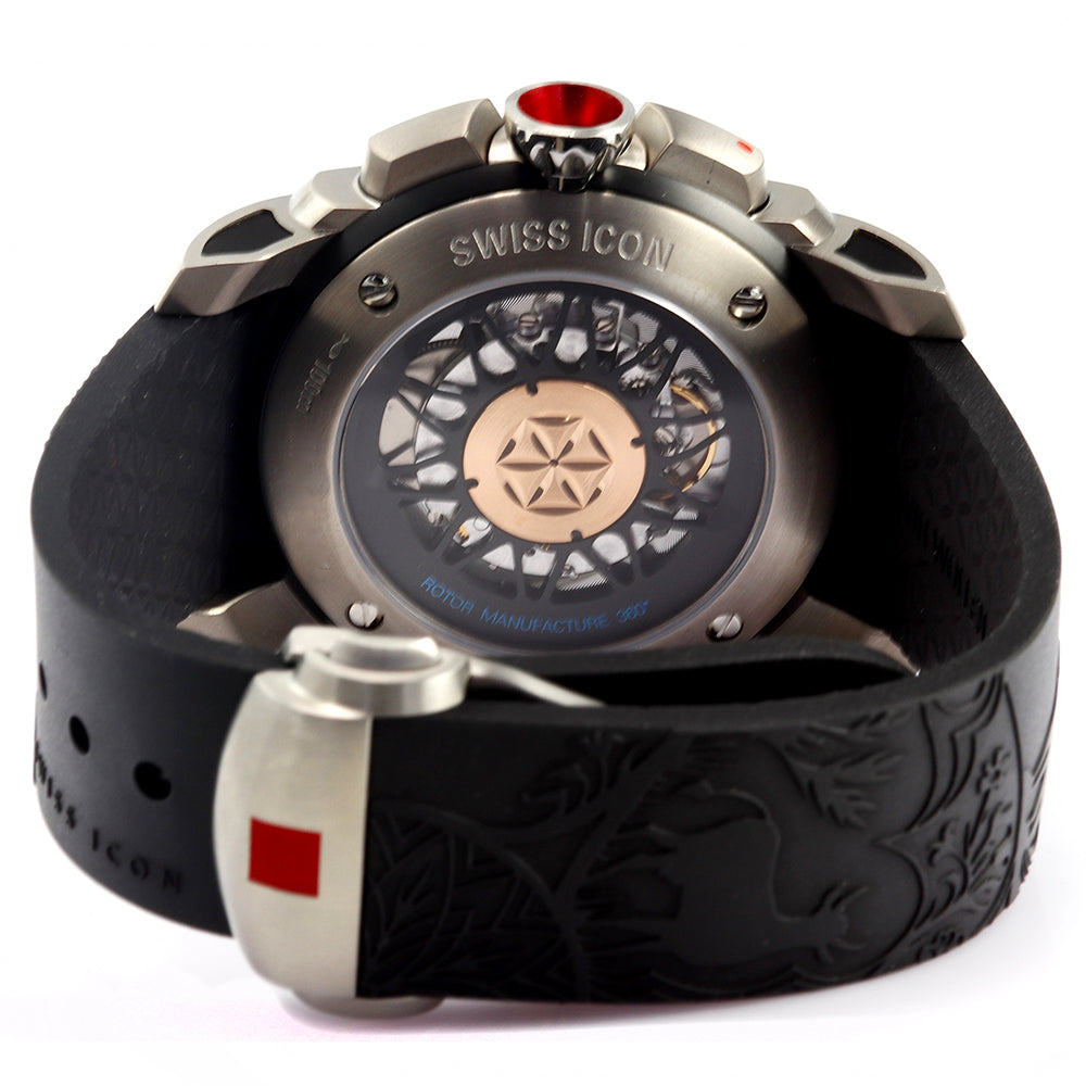 Michel Jordi Grimsel Chronograph SIM.100.04.004.01 46 mm Black Men's Watch